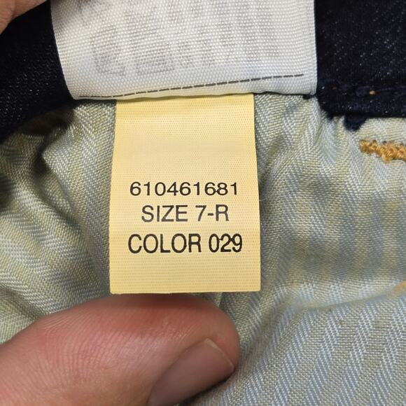 Custom Hollister Patchwork Flare Jeans Juniors 7R (28x32) Dark Y2K Patched - Picture 4 of 16